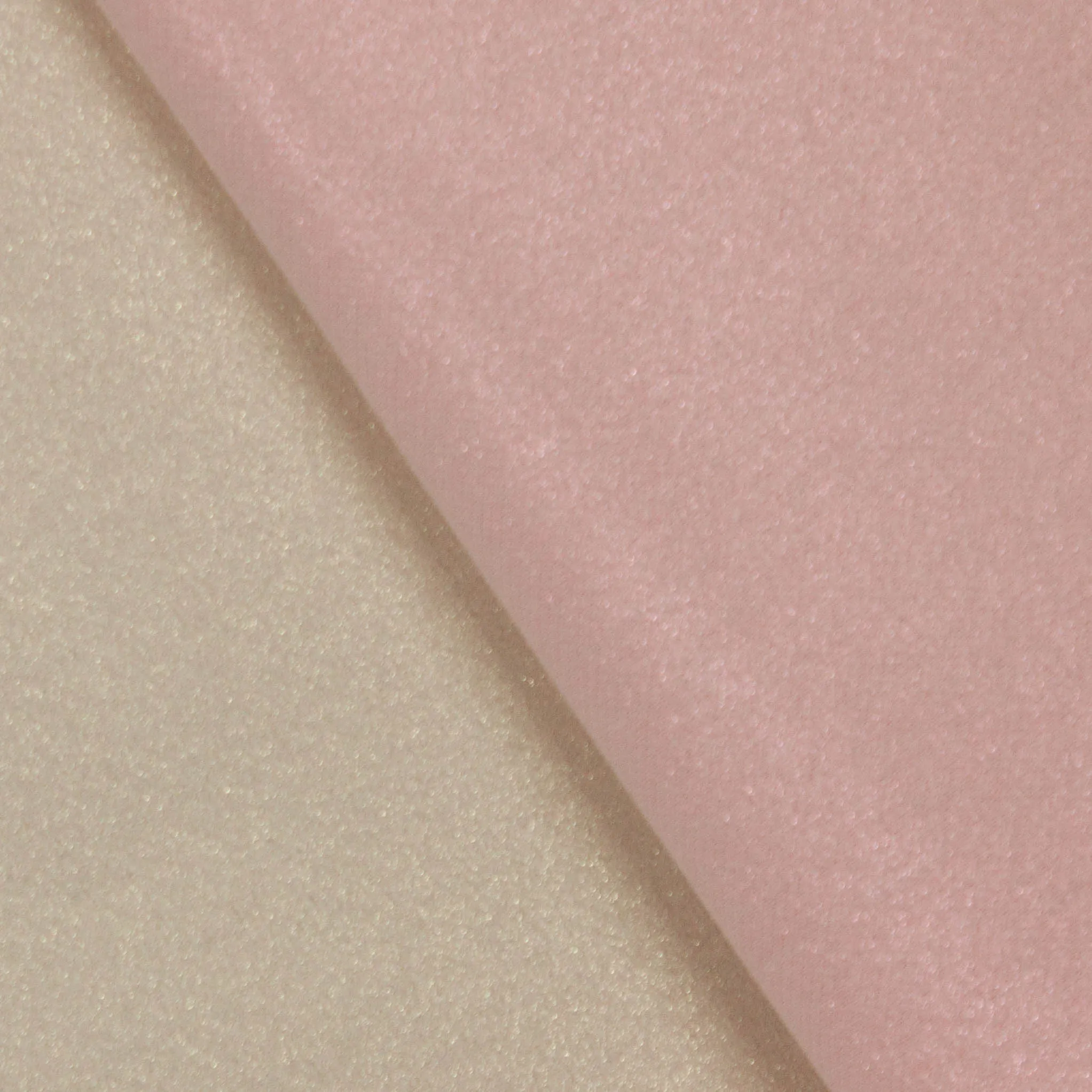 Double face jacquard roze / nude met glitter